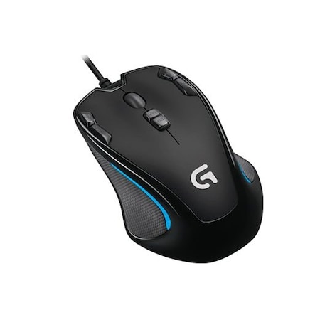 Logitech G300s Optical Ambidextrous Gaming Mouse - 9 Programmable Buttons, Onboard Memory 910-004344